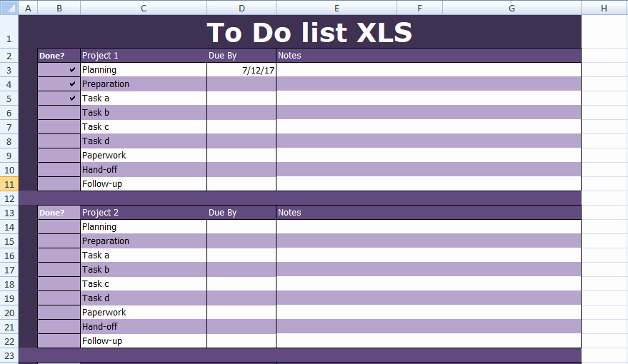 Excel to Do List Template Awesome Microsoft to Do List Template Excel Xls format Free