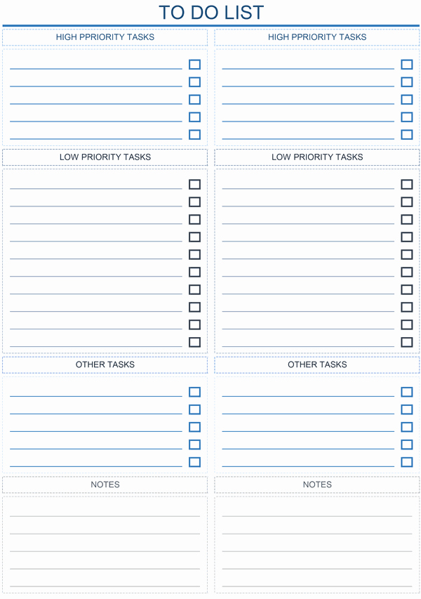 Excel to Do List Template Fresh to Do List Templates for Excel