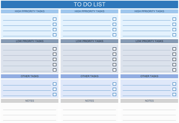 Excel to Do List Template Inspirational to Do List Templates for Excel