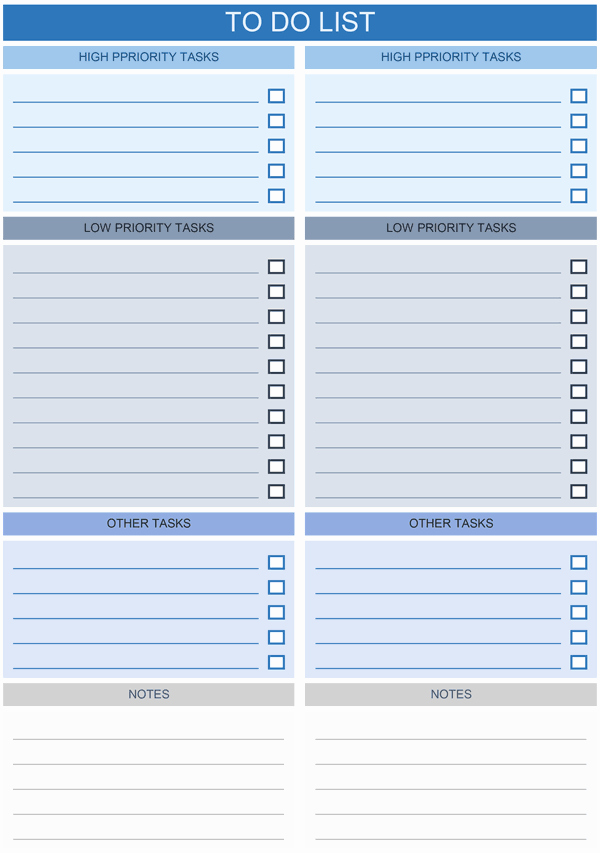 Excel to Do List Template Luxury to Do List Templates for Excel