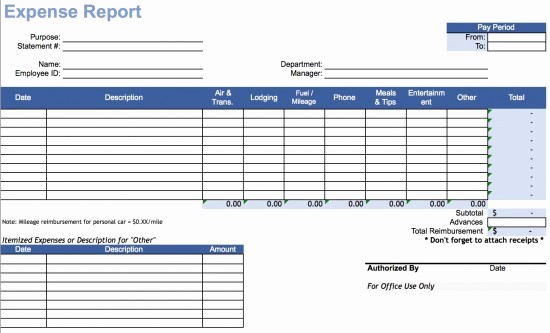 Excel Travel Expense Report Template New Download Travel Expense Report Template Excel