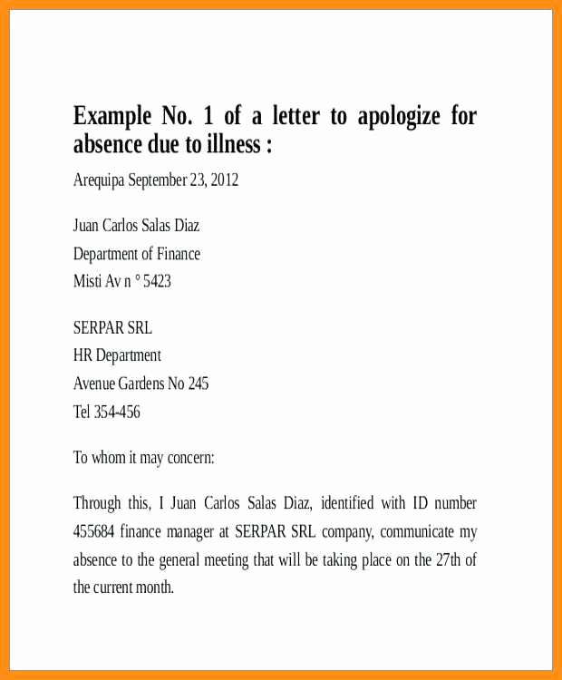 49 Excused Absence Letter For School