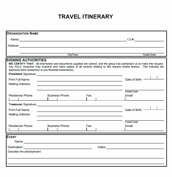 Executive assistant Travel Itinerary Template Beautiful 95 Executive assistant Travel Itinerary Template Sample