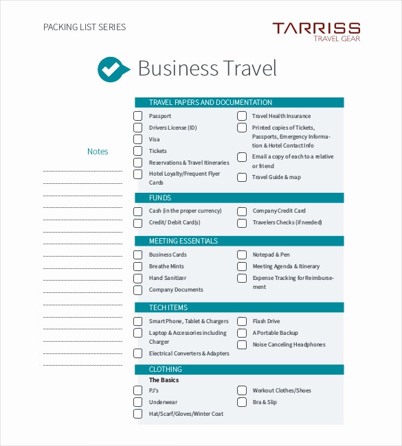 50 Executive Assistant Travel Itinerary Template