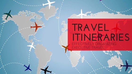 Executive assistant Travel Itinerary Template Unique Travel Itineraries Effectively organizing Executive