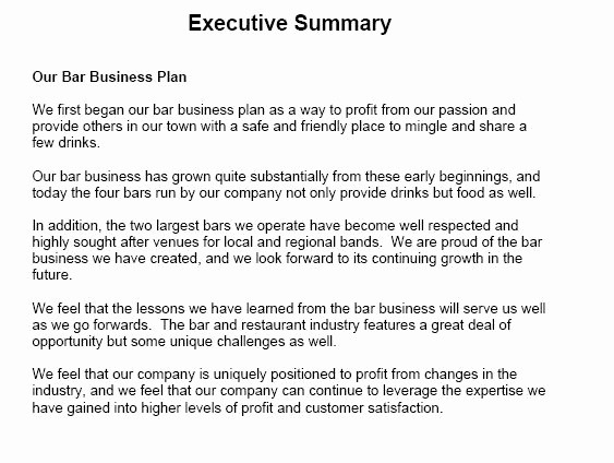 Executive Summary Report Example Template Unique 13 Executive Summary Templates Excel Pdf formats