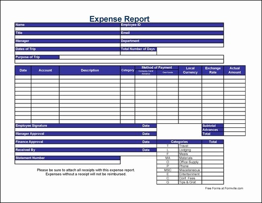 Expense Report Template Excel 2010 Awesome Expense form Template Excel 2010 Excel Personal