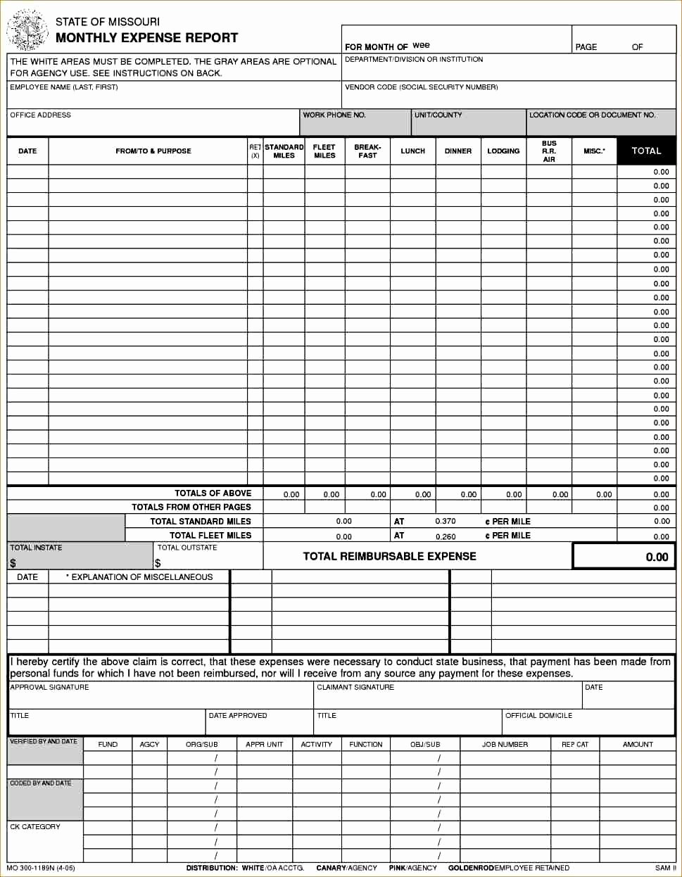 Expense Report Template Excel Free Fresh Generic Expense Report Expense Spreadsheet Spreadsheet