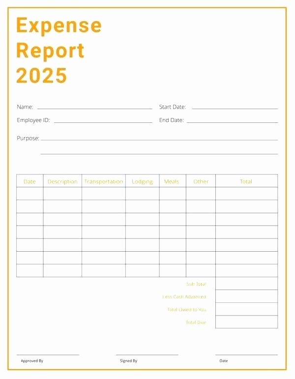 Expense Report Template for Numbers Awesome 98 Free Expense Report Templates Smartsheet Free Excel