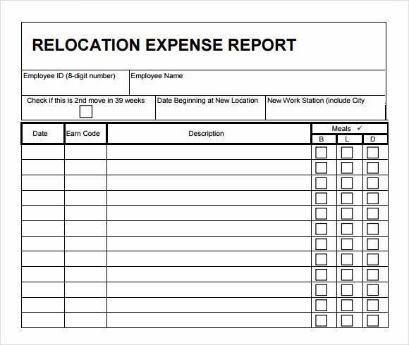 Expense Report Template for Numbers Fresh Expense Report Sample 9 Free Examples &amp; format