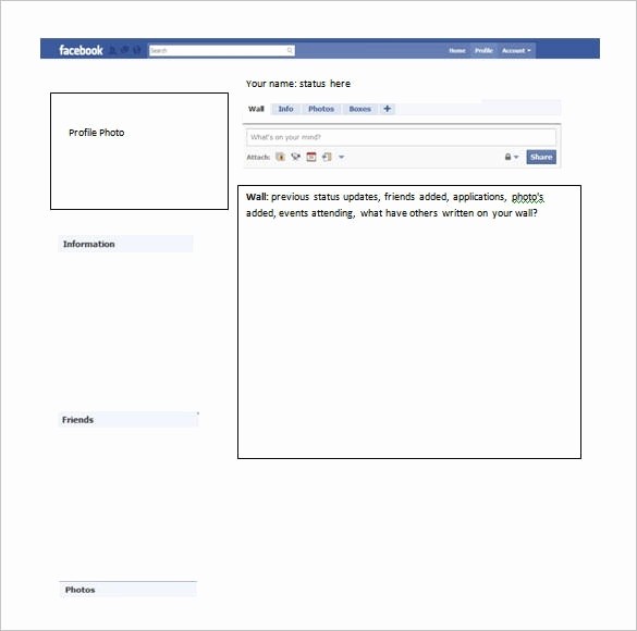 Facebook Post Template for Word Awesome Page Template Beepmunk