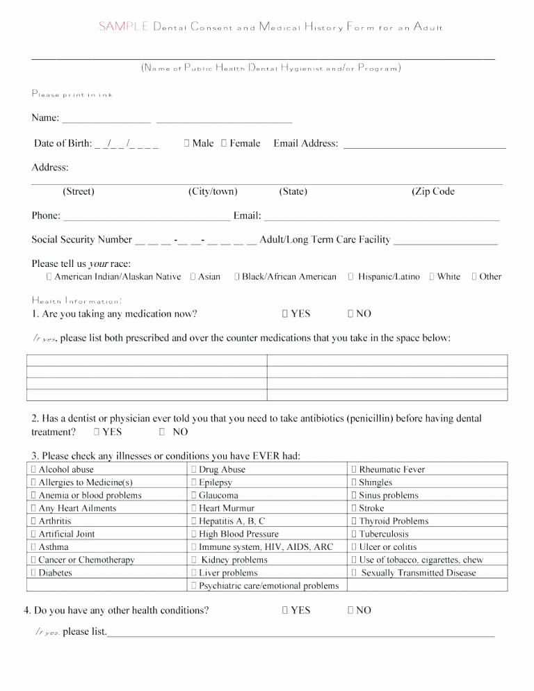 Family Health History form Template Best Of Family Health History form Template Medical Chart Post