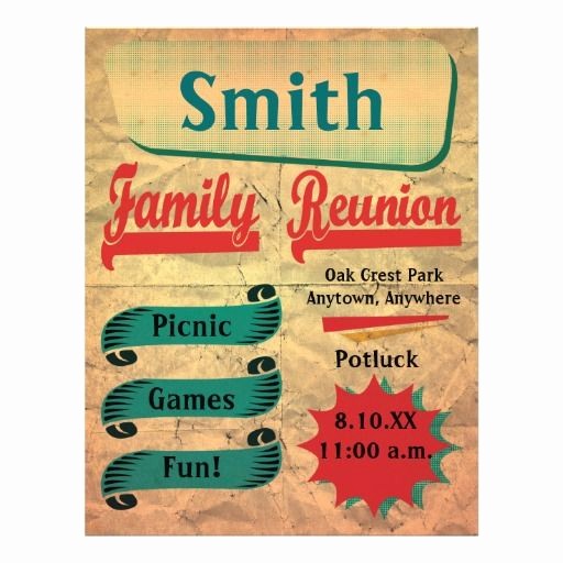 Family Reunion Flyer Templates Free Awesome 19 Best Helpful Hints Images On Pinterest
