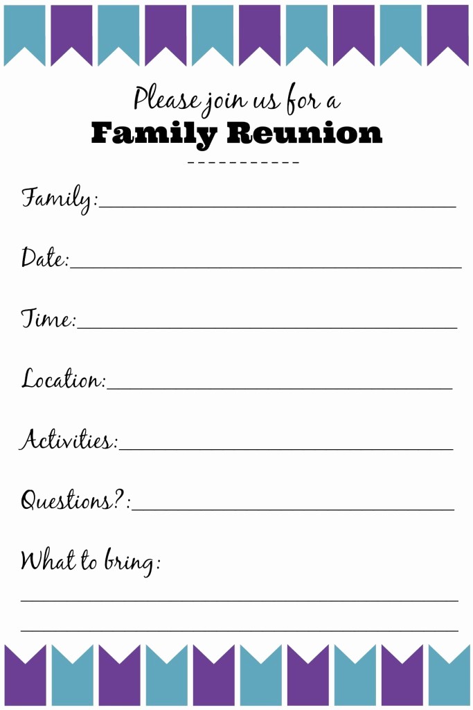 Family Reunion Flyer Templates Free Beautiful Family Reunion Flyer Template Yourweek 4a3c60eca25e