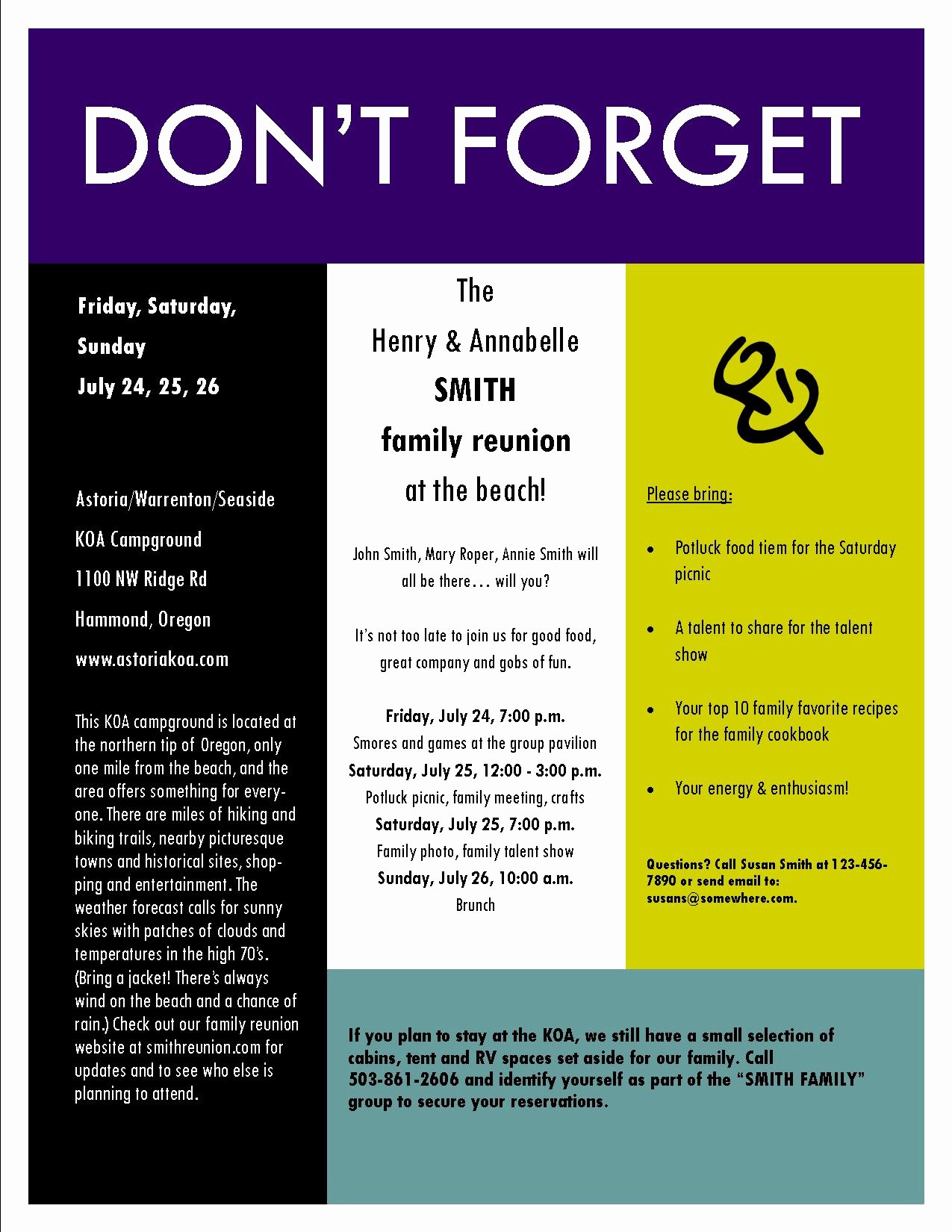 Family Reunion Newsletter Templates Free Unique Free Family Reunion Invitation Templates