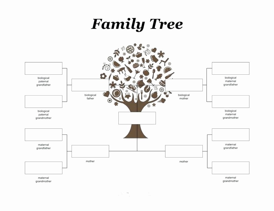 Family Tree Microsoft Word Template Luxury Family Tree Diagram Template Microsoft Word – Rightarrow