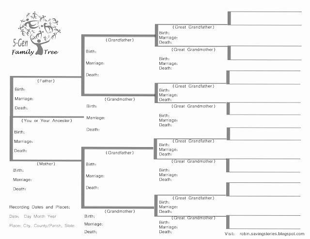 Family Tree Template 5 Generations Best Of A Family Tree Gives Information About Yourself Your
