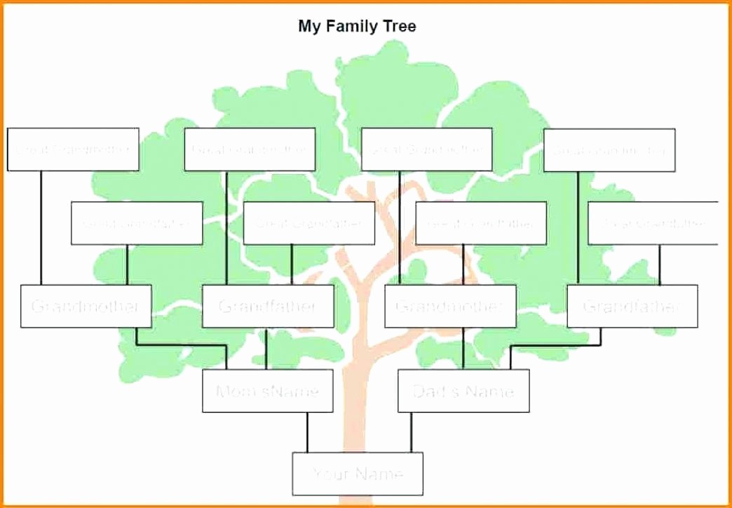 Family Tree Template for Mac Elegant Editable Family Tree Template