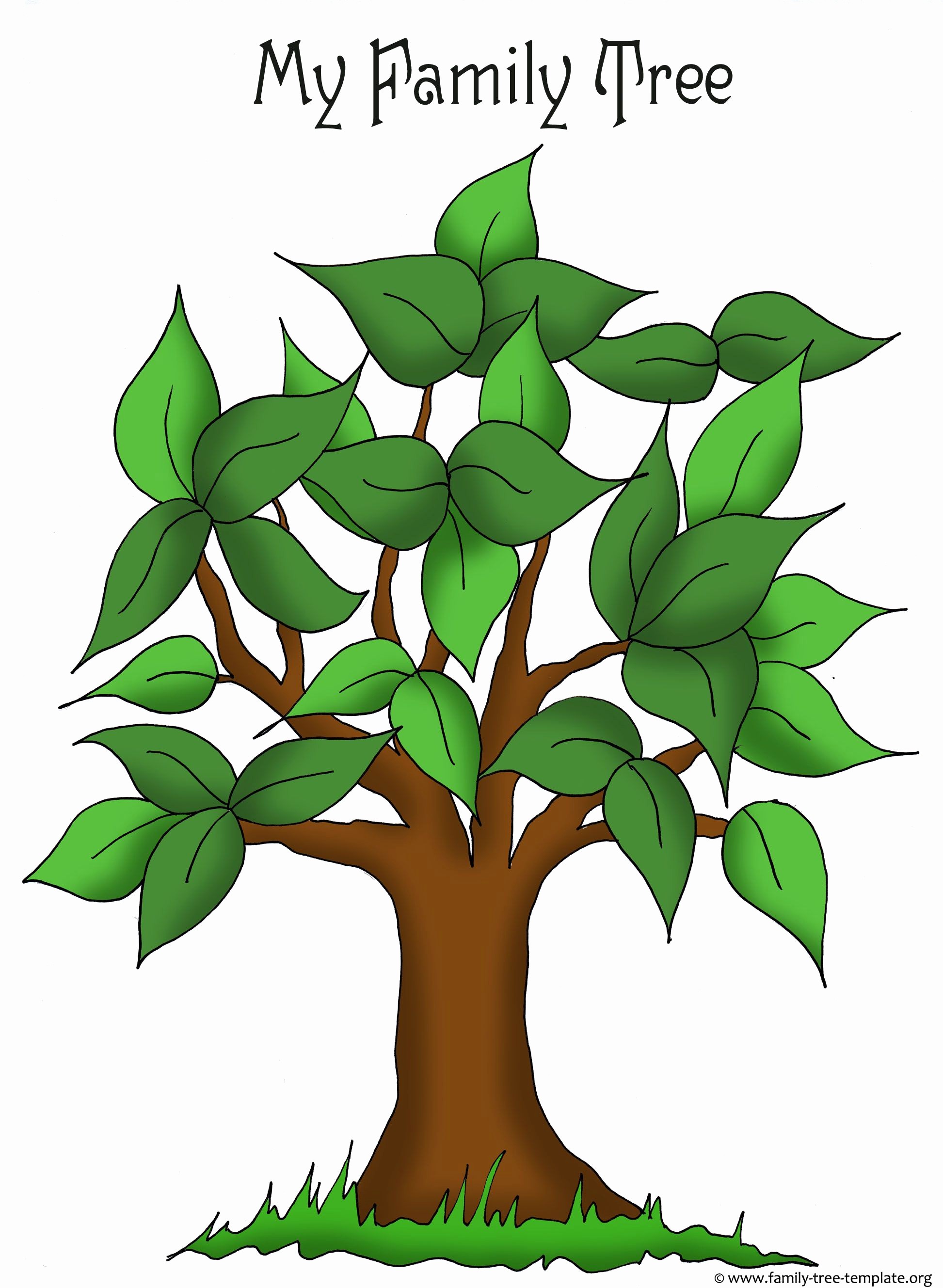 Family Tree Template for Mac Lovely Artistic Apple Tree Template for Free Placement Of Family