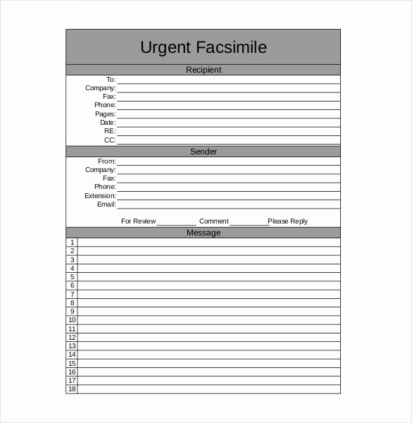 Fax Cover Sheet Download Free Elegant 10 Fax Cover Sheet Templates Free Sample Example