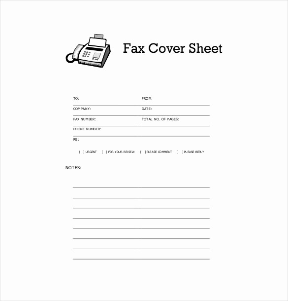 Fax Cover Sheet Download Free Luxury 10 Fax Cover Sheet Templates Free Sample Example