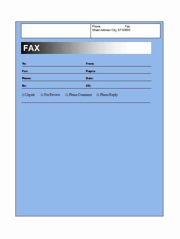 Fax Cover Sheet Download Free Unique 40 Printable Fax Cover Sheet Templates Free Template