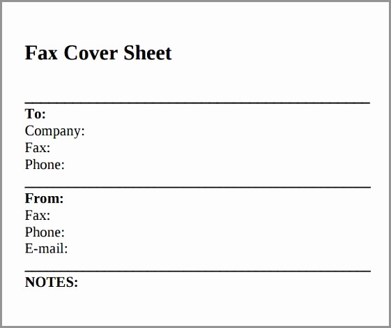Fax Cover Sheet for Mac Luxury Basic Black and White Fax Cover Sheet • Iwork Munity