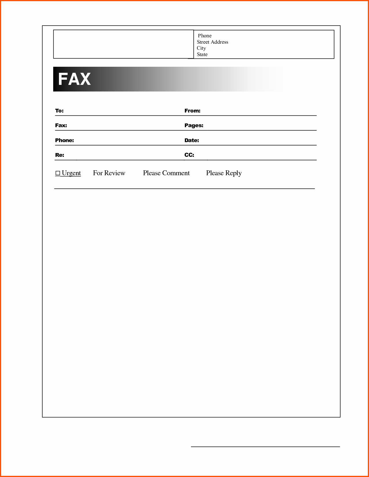 Fax Cover Sheet for Word New Fax Sheet format Gidiyedformapolitica