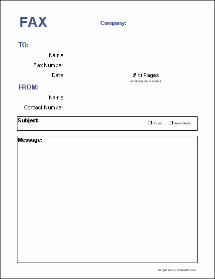 Fax Cover Sheet for Word New Free Fax Cover Sheet Template Printable Fax Cover Sheet
