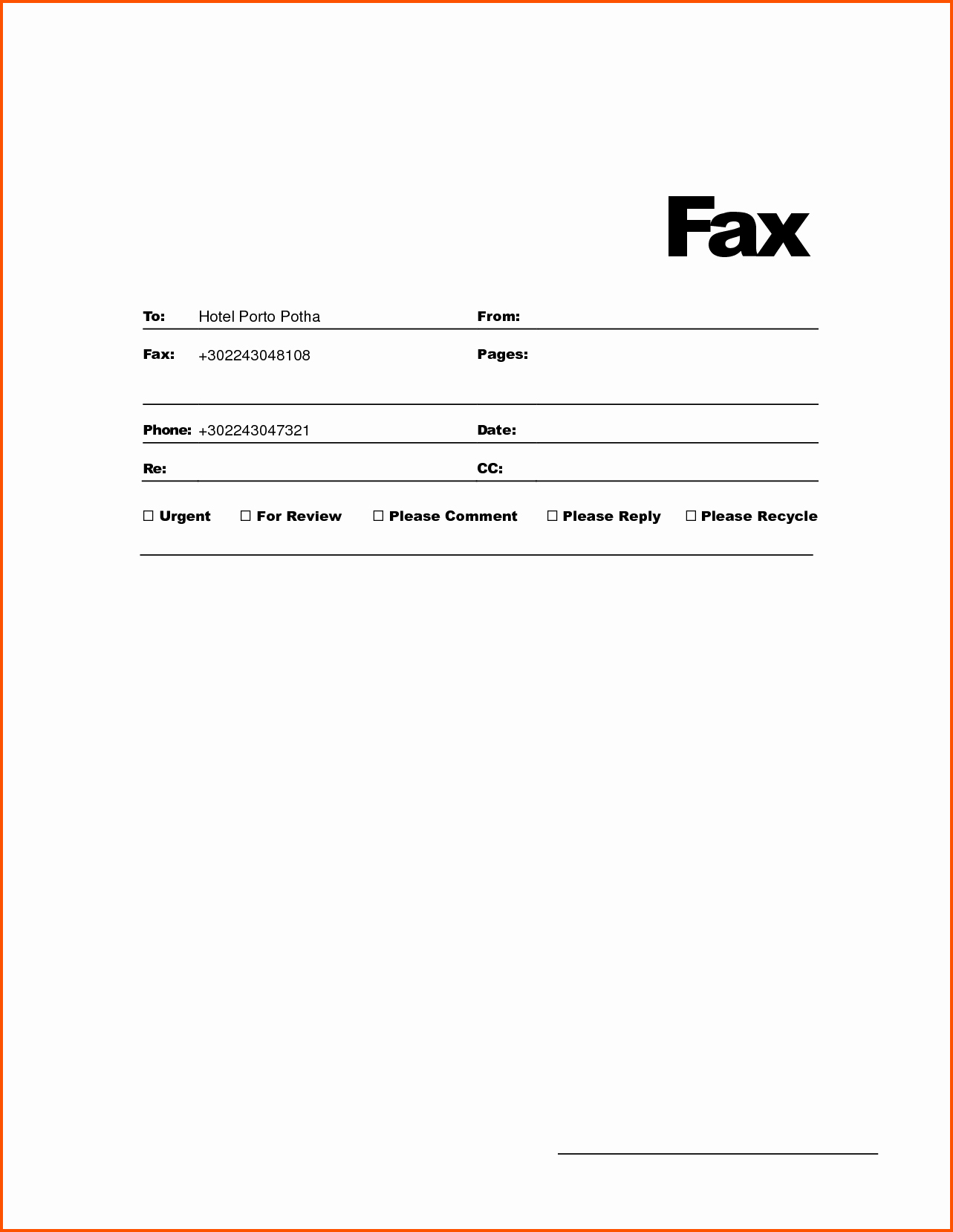 Fax Cover Sheet Microsoft Office Best Of Microsoft Fice Fax Template Portablegasgrillweber