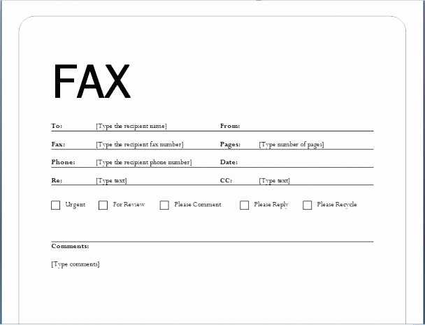Fax Cover Sheet Microsoft Office Lovely Microsoft Fice Fax Cover Template Best solutions Ms