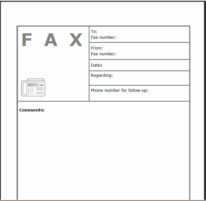 Fax Cover Sheet Pdf format Fresh 9 Best Of Printable Fax Cover Sheet Printable Fax