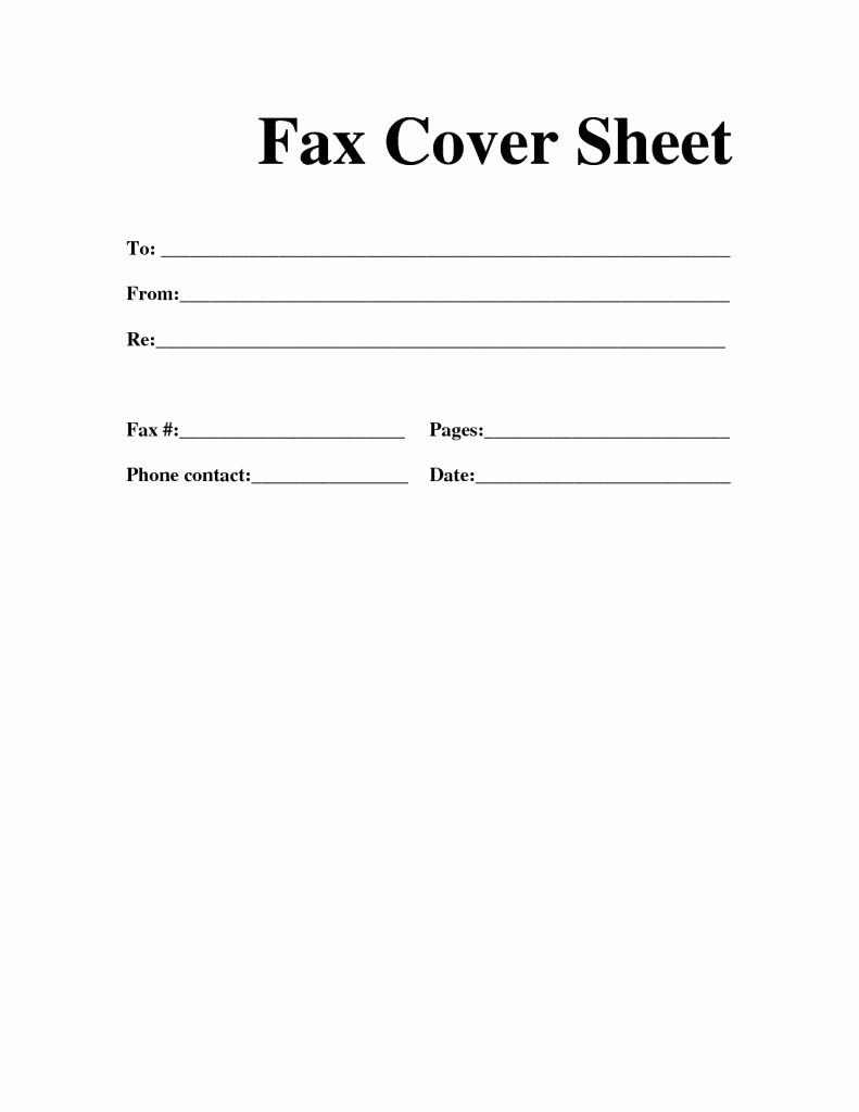 Fax Cover Sheet Printable Free Best Of Fax Cover Sheet Fax Template Fax Cover Sheet Template