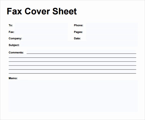 Fax Cover Sheet Sample Pdf Elegant 14 Sample Basic Fax Cover Sheets