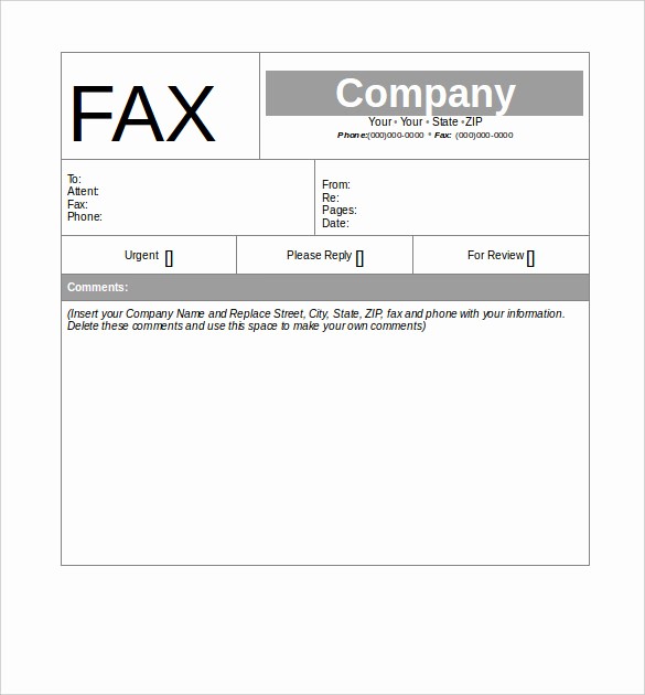 Fax Cover Sheet Sample Template Elegant 12 Free Fax Cover Sheet Templates – Free Sample Example