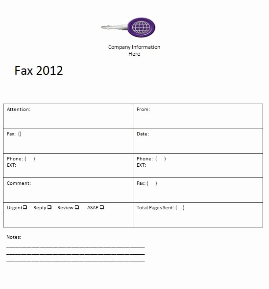 Fax Cover Sheet with Logo Unique Business Quick Fax