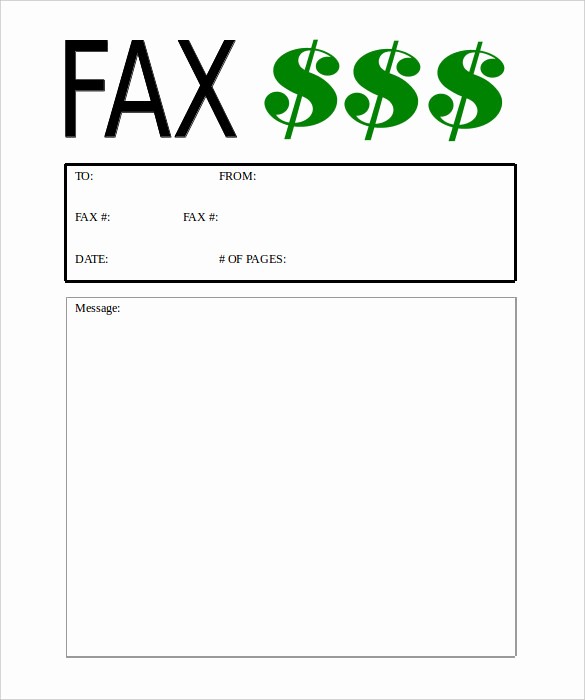 Fax Cover Sheet Word Document Awesome 9 Professional Fax Cover Sheet Templates Free Sample