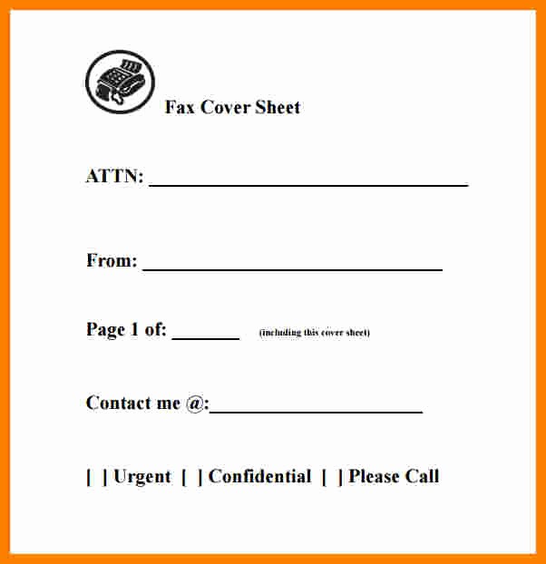 Fax Cover Sheet Word Document Luxury 8 Generic Fax Cover Sheet Word Document
