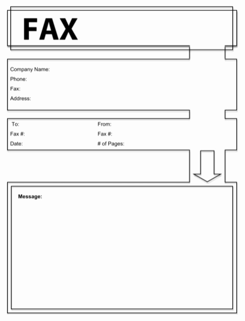 Fax Front Cover Sheet Template New Printable Fax Cover Sheet &amp; Letter Template