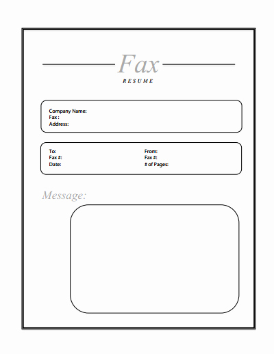 Fillable Fax Cover Sheet Template Inspirational Fax Cover Sheet Pdf Fillable