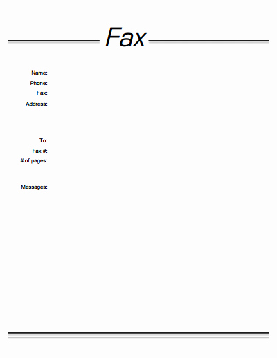 Fillable Fax Cover Sheet Template New Basic Fax Cover Sheet Download Create Edit Fill and