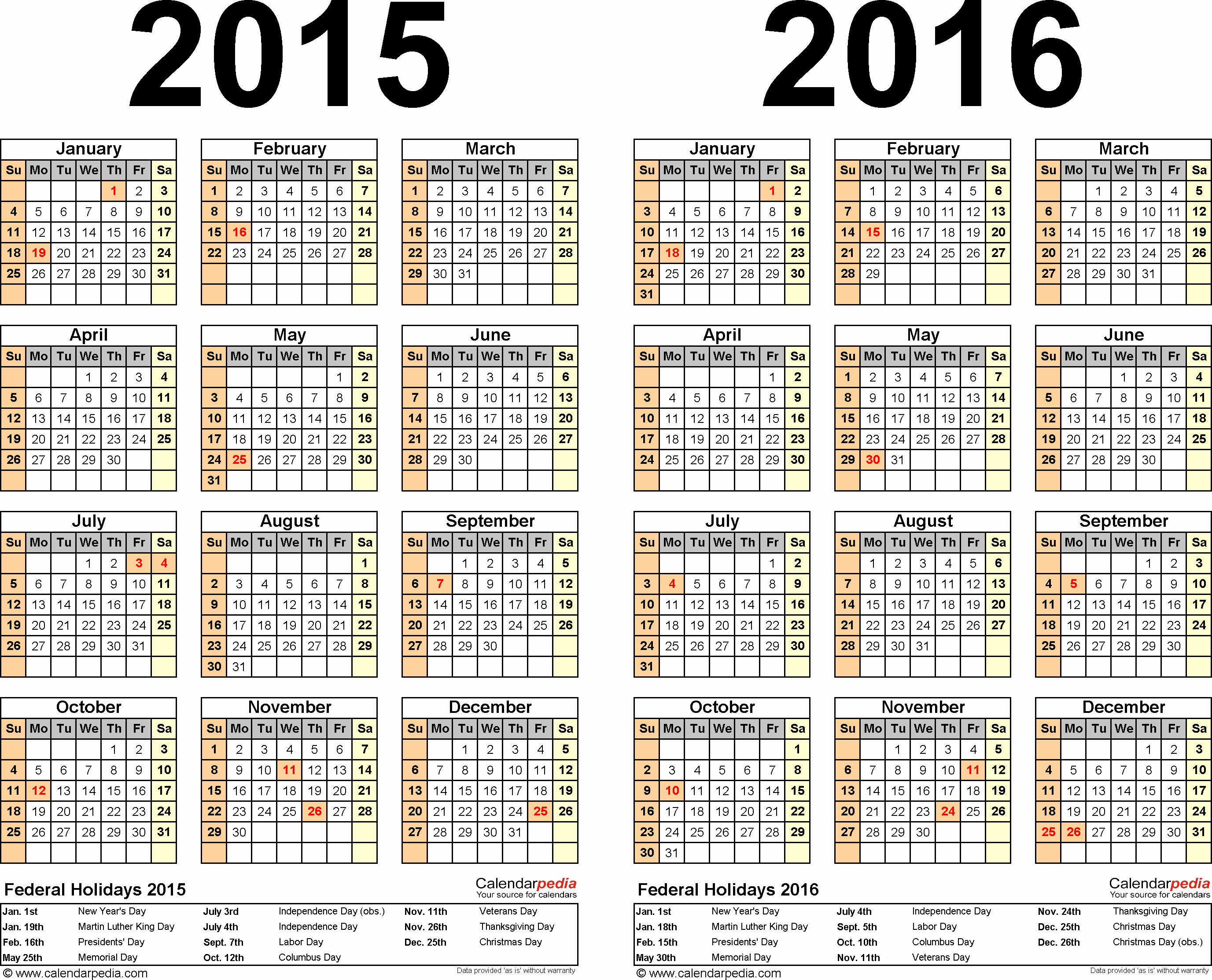 Fiscal Year Calendar 2016 Template Best Of 2015 2016 Calendar Free Printable Two Year Excel Calendars