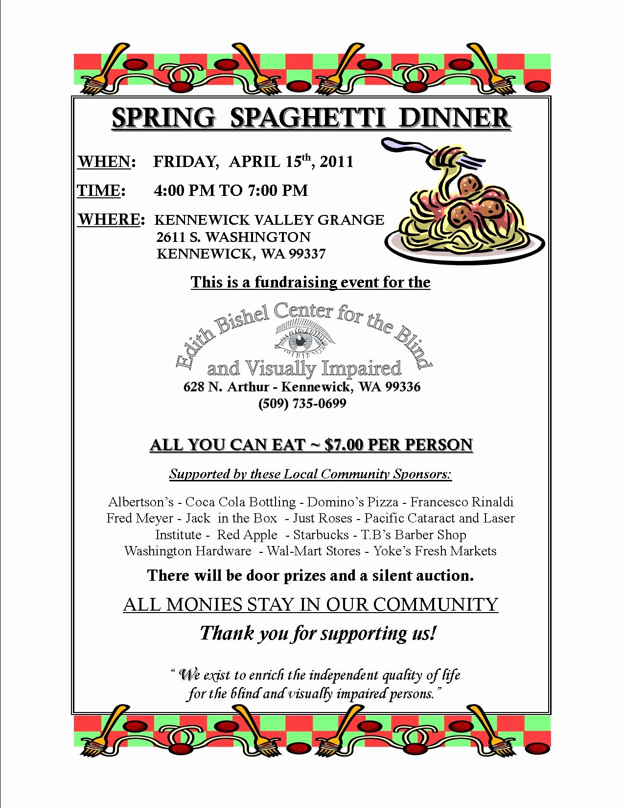Flyers for Fundraisers Template Free Inspirational Spaghetti Dinner Flyer Template Yourweek 198bddeca25e
