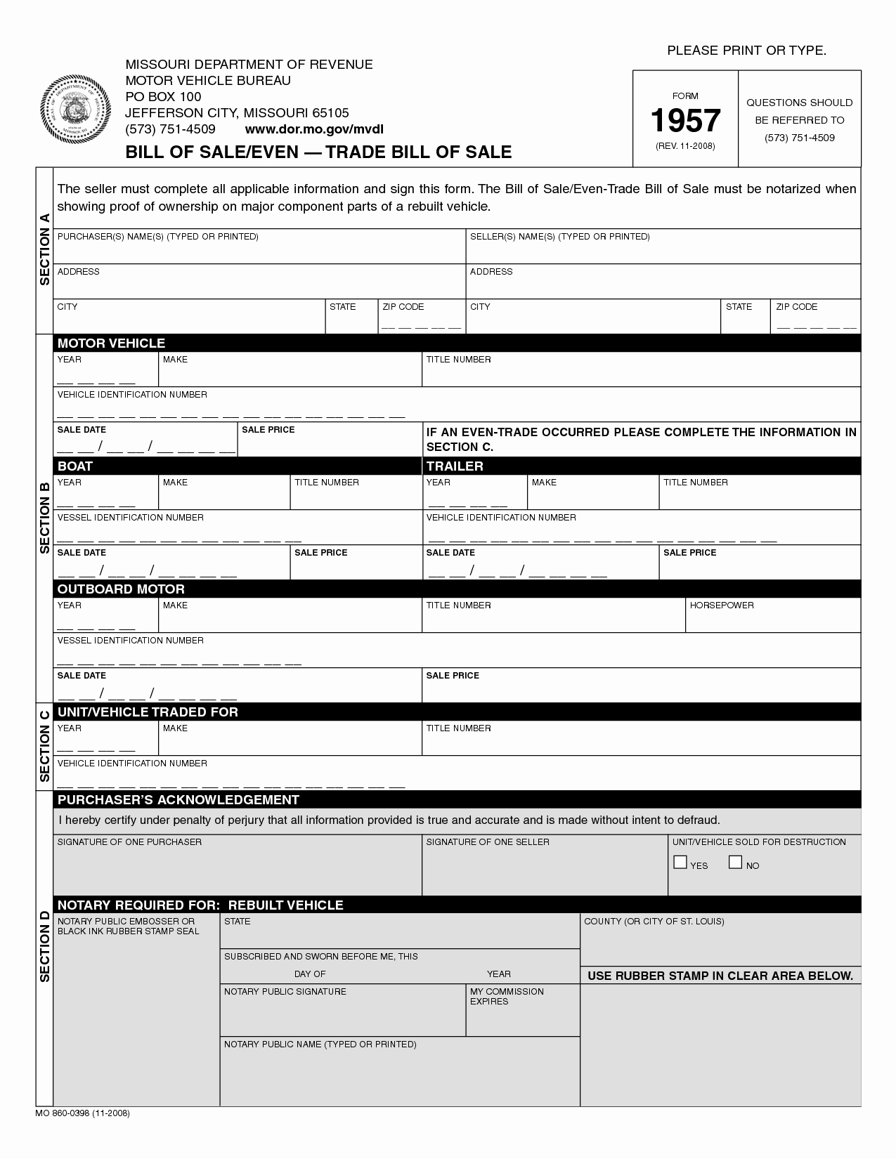 For Sale as is form Lovely Free Printable Rv Bill Of Sale form form Generic