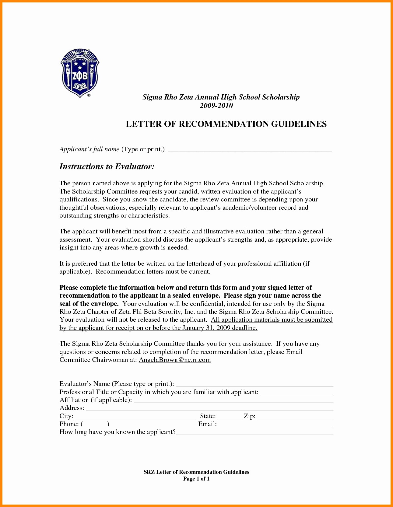 Form for Letter Of Recommendation Awesome Ficial Reference Letter