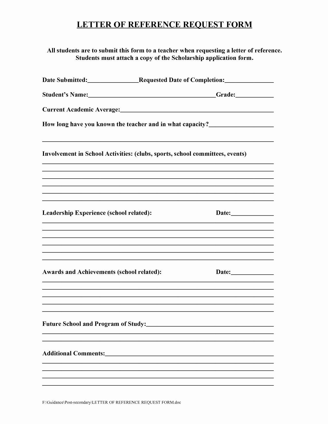 Form for Letters Of Recommendation Awesome Start E Books – Lisa Claire Dohren – Palos Verdes