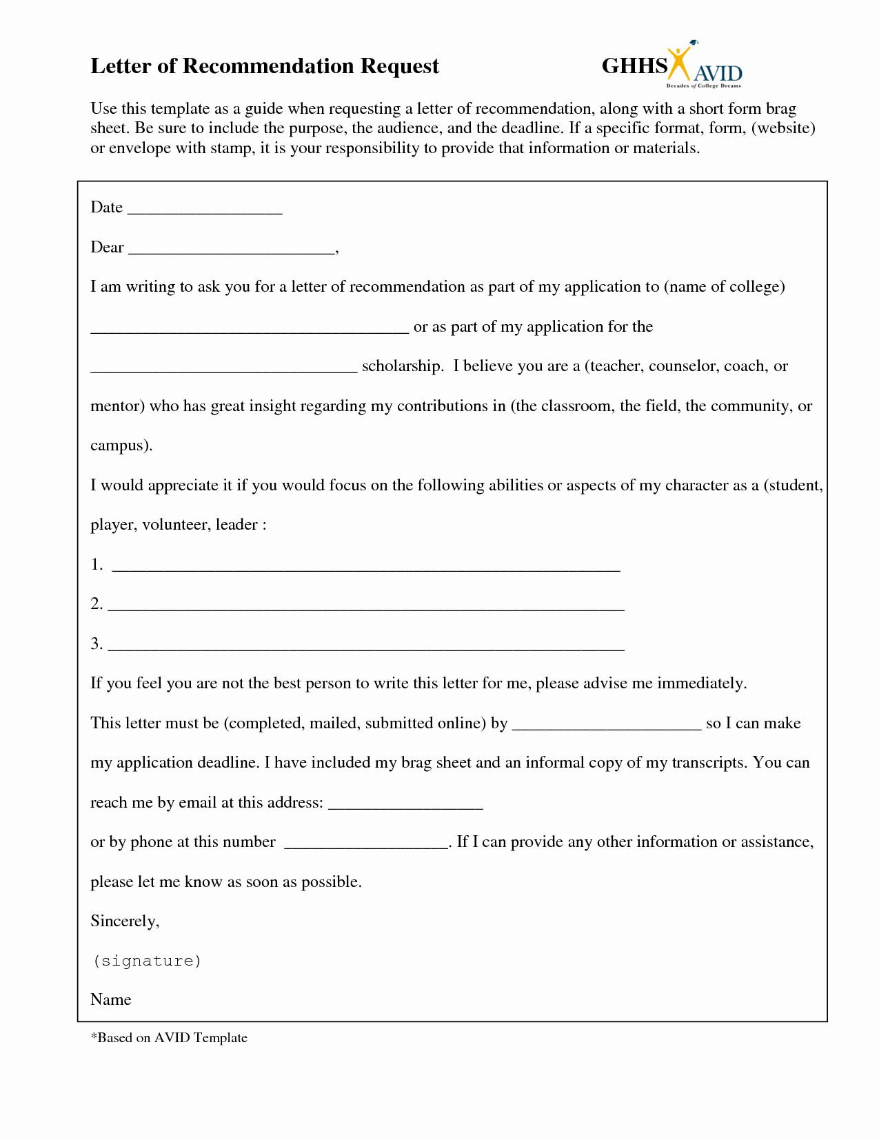 Form for Letters Of Recommendation Unique Request for Letter Of Rec Endation Template
