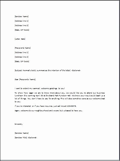 Formal Business Letter Template Word Best Of Goodwill Statement Example Business Letter