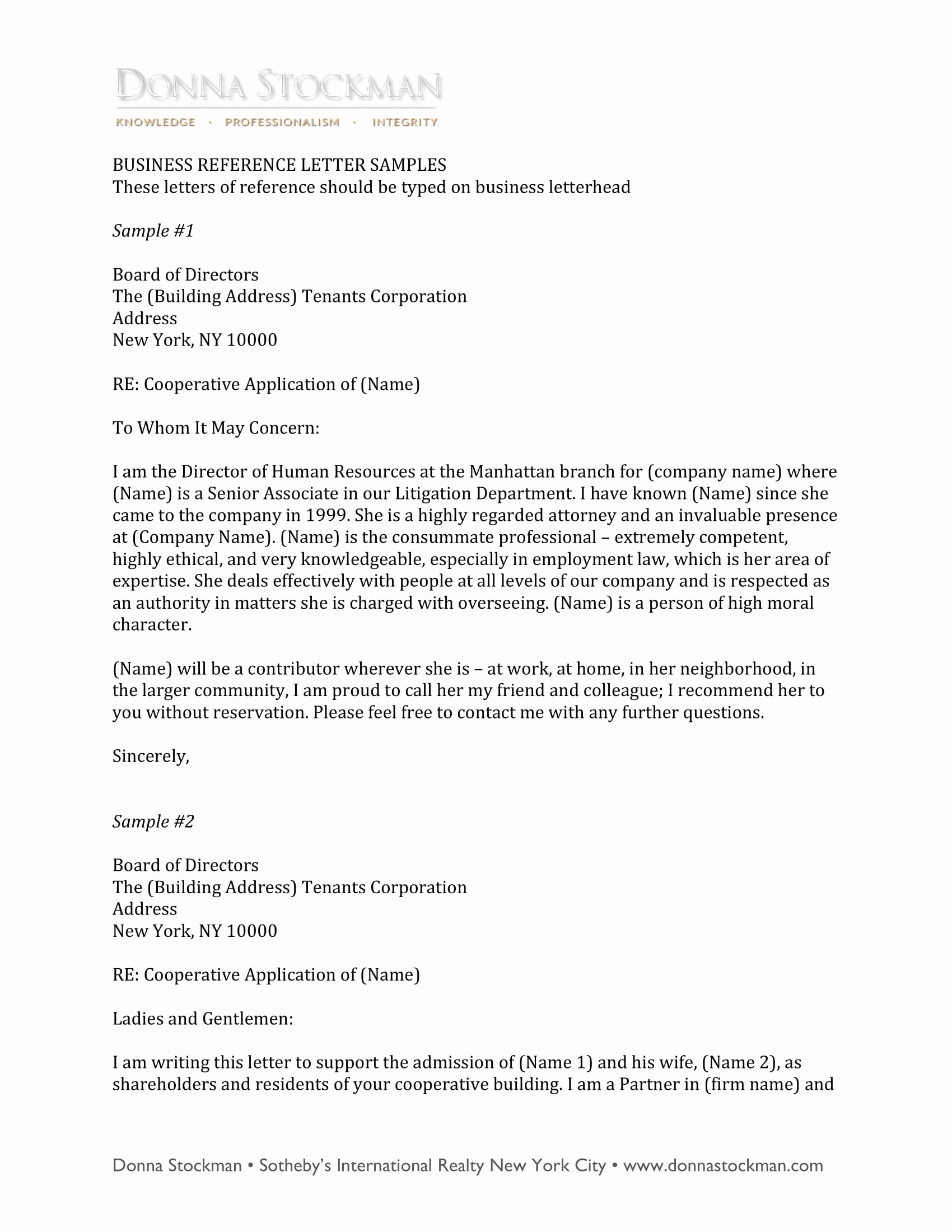 Formal Letter Of Recommendation Template Beautiful 10 Business Reference Letter Examples Pdf