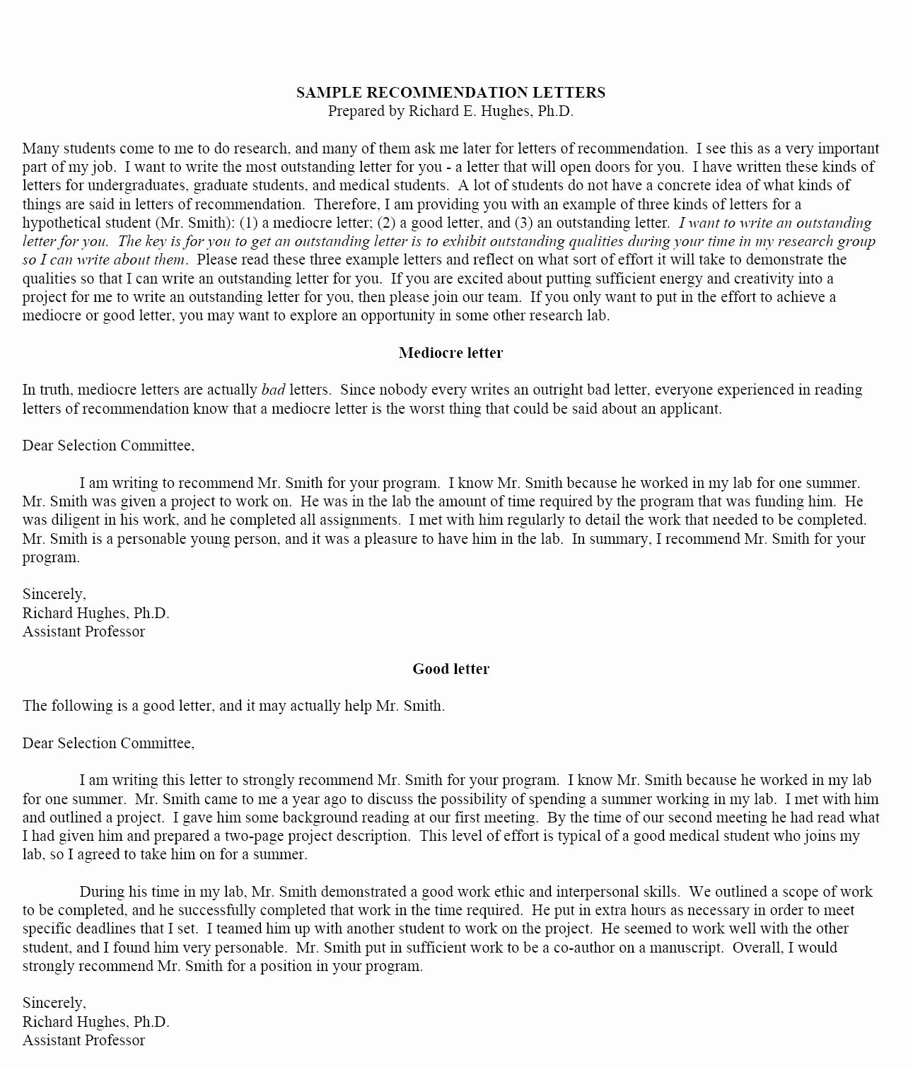Format for Letters Of Recommendation Lovely Reference Letter Samples for Employment